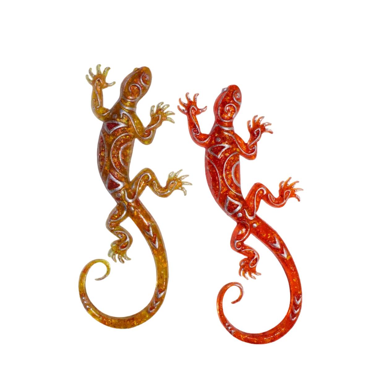 Fire Couple Resin Salamander Magnets