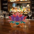 Unique Handmade Purple Lotus Flower Resin Coaster