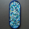 Ocean Mosaic Resin Art Tray — Unique Handmade tray