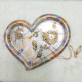 Celestial Dream Heart Resin Tray — Handmade Unique Resin Art