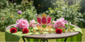 Unique Handmade Glitter Lotus Flower Resin Coaster