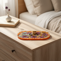 Handmade Art Resin Tray – Purple Florals & Butterflies Dreams